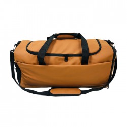 Large Capacity Eco-Friendly Traveling Duffel Bag with Shoulder Straps - Made from Eco-PU Fabric, Compliant with European Quality Standards, Anti-Splashing, Versatile Storage for  Gym, Sports,Travel, and Outdoor Activities