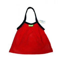 OEM/ODM Reusable Mesh Tote Bag - Versatile Beach & Grocery Net Bag for Fruits, Vegetables, and Toys - Foldable, Washable, Portable, Fashionable - Available in Polyester, RPET, or Cotton - Low MOQ