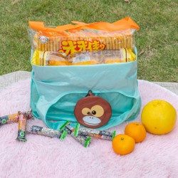 Customizable Cute Animal Pouch Reusable Grocery Bag Durable Easy-Fold Machine Washable 100% Needle Detection Compliant
