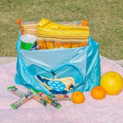 Cute Bird Pouch Reusable Shopping Bag Soft Durable Large Capacity  Easy-Fold Design Machine Washable 100% Needle Detection Compliant