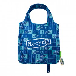 Eco-Friendly Recycled Custom RPET Foldable  Shopping Bag, Made from Recycled Water Bottles, Reusable & Washable, Portable and Fashionable, Ideal for Shopping, Gifts, Decorations, and Brand Promotion