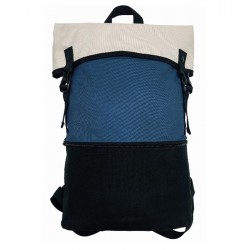 Large Capacity Custom Logo RPET Laptop Backpack Durable  High-Density Anti-Splashing Multi-Functional Design for Daily Use Business Travel Sports Gym  Study.