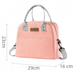 Large Capacity Antibacterial Customizable Portable Thermal Insulated Cooler Lunch Handbag