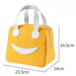 Fashion Cute Food Delivery Aluminium Foil Insulated Thermal Recycled Rpet Lunch Cooler Bag