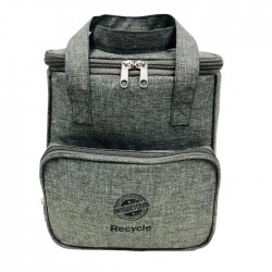 Customizable Antibacterial Rpet  Lunch Thermal Tote Handbag Cooler Bag