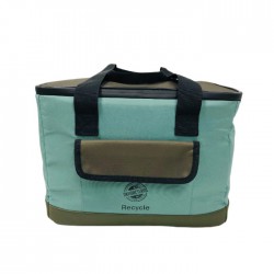 Recycled Rpet Antibacterial Customizable  Drink Food Cooler Lunch Bag with Handle