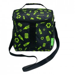 Zipper Closure Eco-friendly Recycled Rpet Ice Cooling Portable Thermal Lunch Cooler Bag