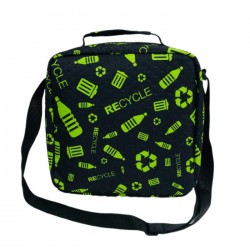 Customized Thermal Sustainable 100% RPET Food Drink Insulated Picnic Lunch Cool Camping Travel Cooler Bag
