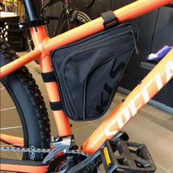 Antibacterial Waterproof Large Triangle Top Tube Bike Pouch - Eco-Friendly RPET, Easy Velcro Installation for Professional Outdoor Cycling