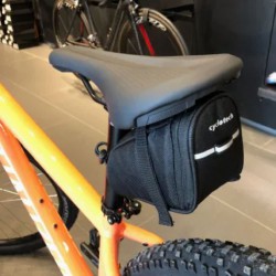 Eco-Friendly Antibacterial Bicycle Saddle Bag - Waterproof RPET with Easy Velcro Installation, Durable and Portable for Outdoor Sports & Cycling