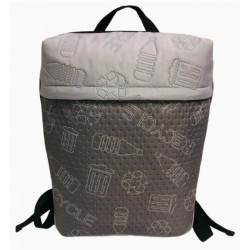 Green Insulated Backpack Constructed with 100% Recycled Pet Materials