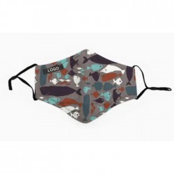 Eco Face Mask-Stylish Design, Breathable, Reusable, Replaceable Five-Layer Filters, Antibacterial, Various Patterns for Choice.
