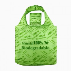 100% Biodegradable Shopping Bag Packed in a Square Pouch