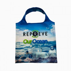 Eco-Friendly Ocean RPET Reusable Grocery Outdoor Shopping Bag