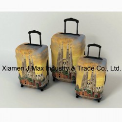 Customized Trolley Suit Case Spandex Travel Luggage Protector Washable Comes in Various Printings