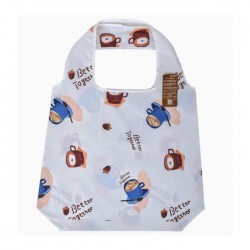 Durable Stylish Coffee Fiber Grocery Shopping Bag