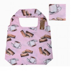 Reusable Coffee Fiber Tote Grocery Shopping Bag
