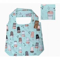 Natural Recycled Eco-Friendly Coffee Fiber Reusable Shopping Bag
