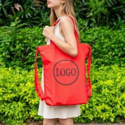 Custom Printed Reusable Polyester Tote Shopping Bag for Events