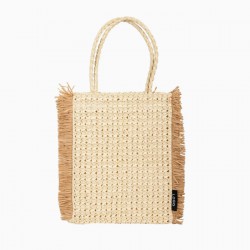 Recycled Paper Straw Woven Bag Eco Friendly Women Trendy Shoulder Casual Straw Bag