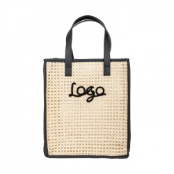 Wholesale Lightweight Recycled Straw Tote Bag for Retail