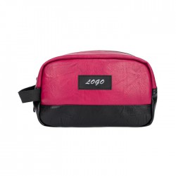 Lady Leather Cosmetic Makeup Bag for Daily Travel and Storage