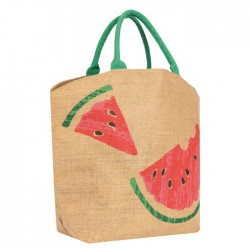 Comfort Handle ISO Standard Custom Designer Jute Tote Bag Travel Shopping Handbag